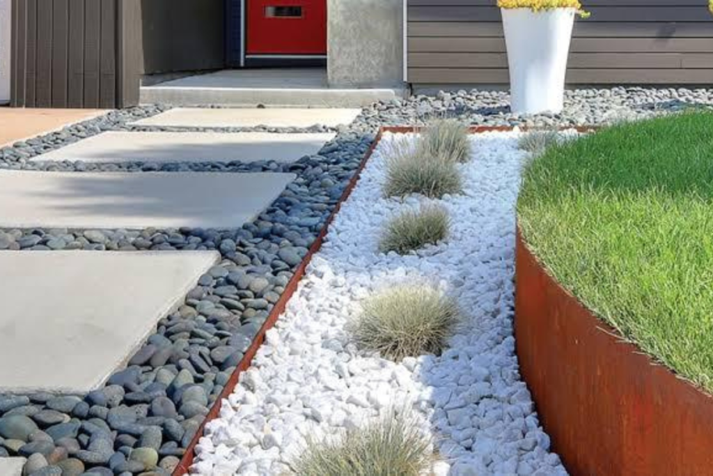 Mulching Bark Stones Weed Mat Install Garden Coverage Services